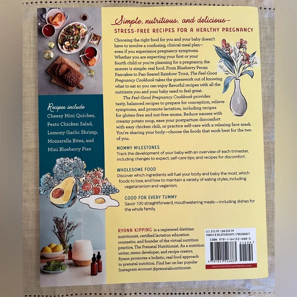 BOOK: The Feel-Good Pregnancy Cookbook - New